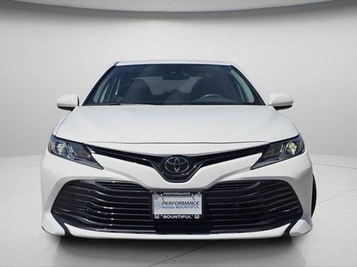 Super White 2019 Toyota Camry LE