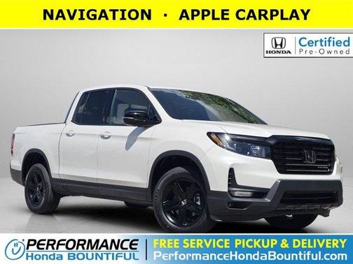 Platinum White Pearl 2023 Honda Ridgeline Black Edition