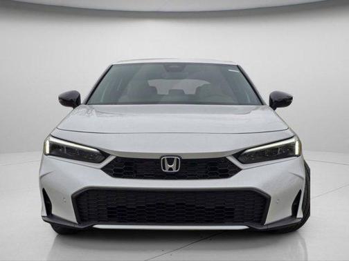 Platinum White Pearl 2026 Honda Civic Hybrid Sport Touring