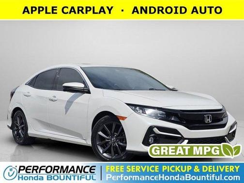 White 2020 Honda Civic EX