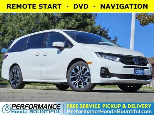 Platinum White Pearl 2026 Honda Odyssey Elite Passenger Van