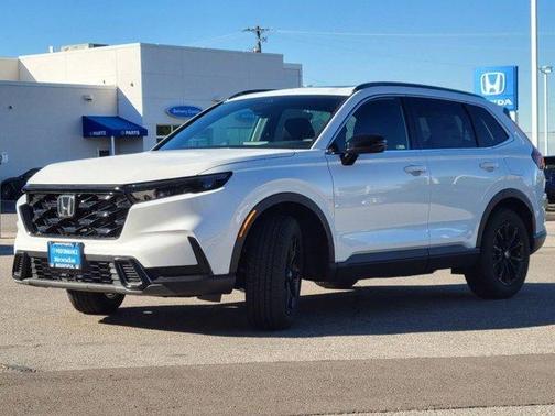 Platinum White Pearl 2024 Honda CR-V Hybrid Sport
