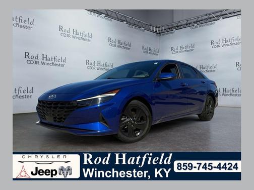 Intense Blue 2021 Hyundai ELANTRA SEL