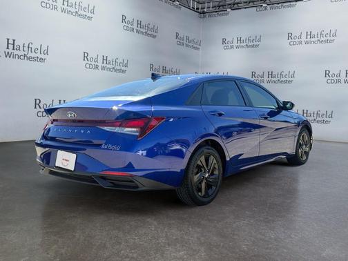 Intense Blue 2021 Hyundai ELANTRA SEL