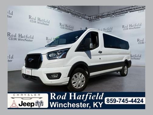 Oxford White 2023 Ford Transit-350 XLT