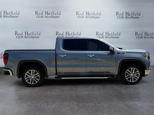 Steel Metallic 2021 GMC Sierra 1500 SLT