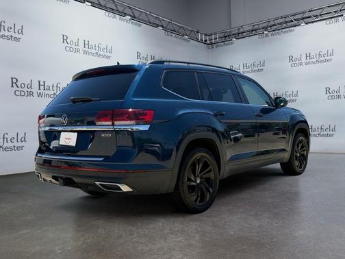 Tourmaline Blue Metallic 2022 Volkswagen Atlas 3.6L SE w/Technology