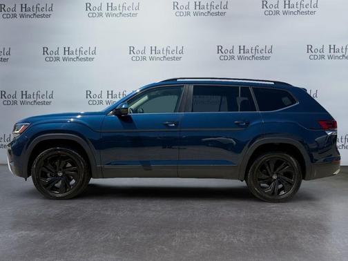 Tourmaline Blue Metallic 2022 Volkswagen Atlas 3.6L SE w/Technology