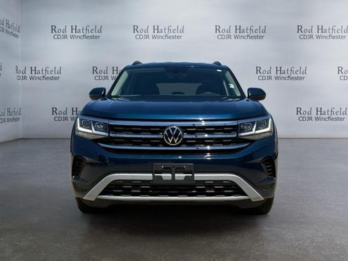 Tourmaline Blue Metallic 2022 Volkswagen Atlas 3.6L SE w/Technology