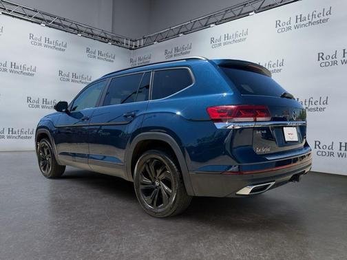 Tourmaline Blue Metallic 2022 Volkswagen Atlas 3.6L SE w/Technology