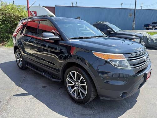 White Platinum Metallic Tri-Coat 2015 Ford Explorer XLT