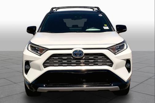 Blizzard Pearl w/Midnight Black Roof 2020 Toyota RAV4 Hybrid SE