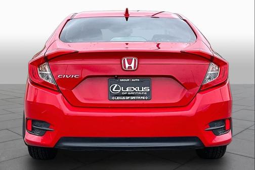 Red 2017 Honda Civic EX