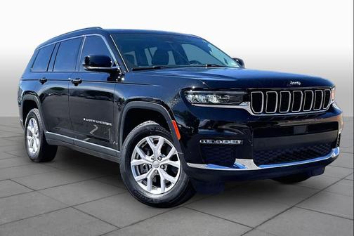 Diamond Black Crystal Pearlcoat 2022 Jeep Grand Cherokee L Limited