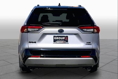 Silver Sky Metallic/Midnight Black Metallic 2024 Toyota RAV4 Hybrid SE