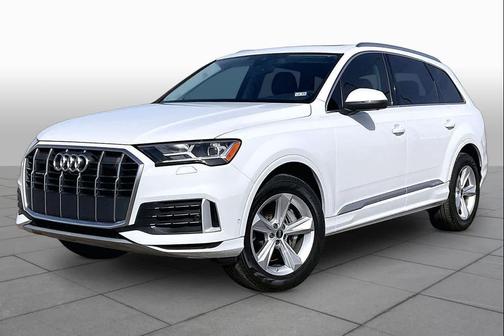 Glacier White Metallic 2023 Audi Q7 45 Premium Plus