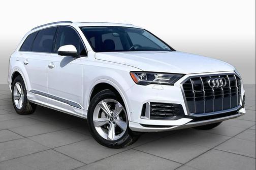 Glacier White Metallic 2023 Audi Q7 45 Premium Plus
