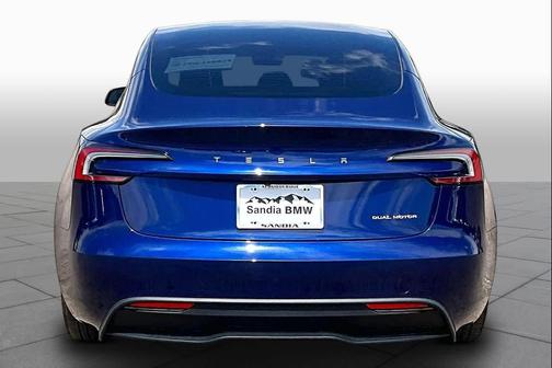 Black 2025 Tesla Model 3 Long Range