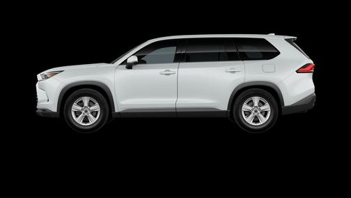 White 2026 Toyota Highlander Hybrid LE
