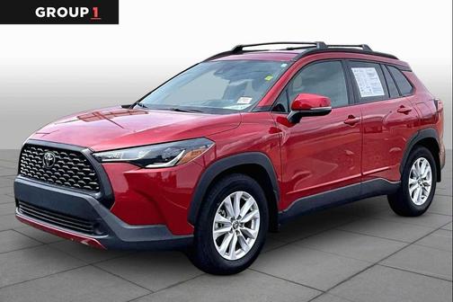 Barcelona Red Metallic 2022 Toyota Corolla Cross LE
