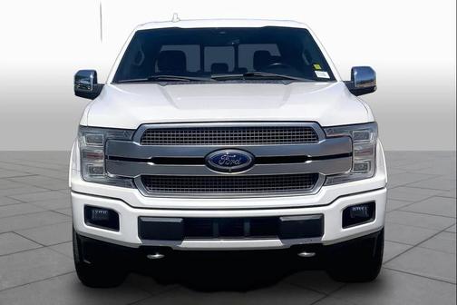 White Platinum Metallic Tri-Coat 2018 Ford F-150 Platinum