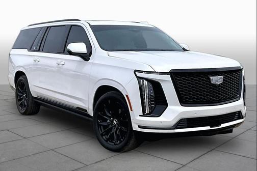 Crystal White Tricoat 2025 Cadillac Escalade ESV Sport Platinum