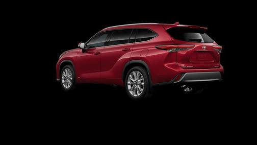 Red 2026 Toyota Highlander Hybrid Limited
