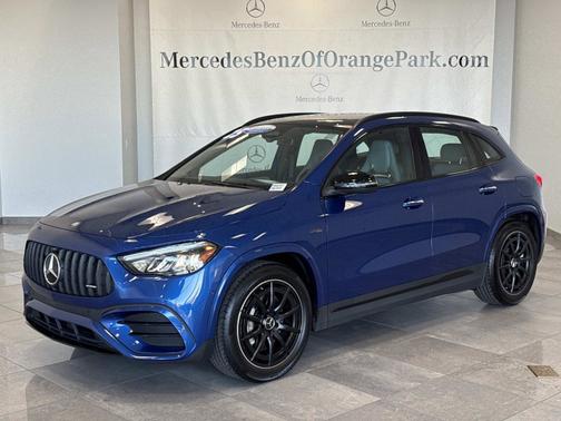 Starling Blue Metallic 2025 Mercedes-Benz AMG GLA 35 SUV