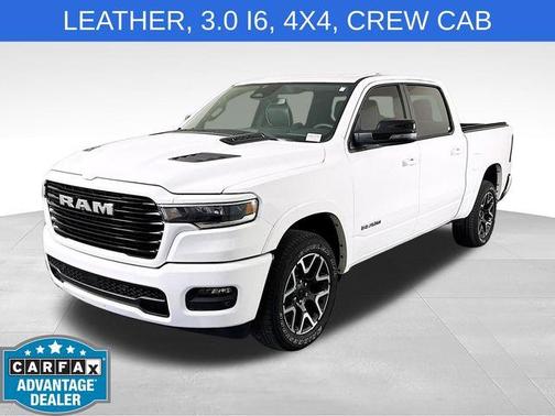 Bright White Clearcoat 2025 RAM 1500 Laramie