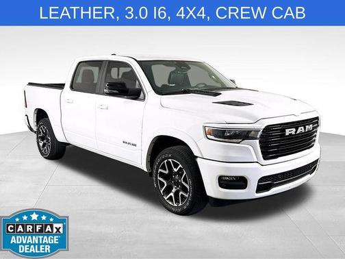 Bright White Clearcoat 2025 RAM 1500 Laramie
