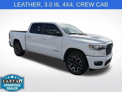 Bright White Clearcoat 2025 RAM 1500 Laramie