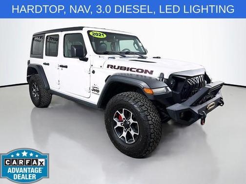 Bright White Clearcoat 2021 Jeep Wrangler Unlimited Rubicon