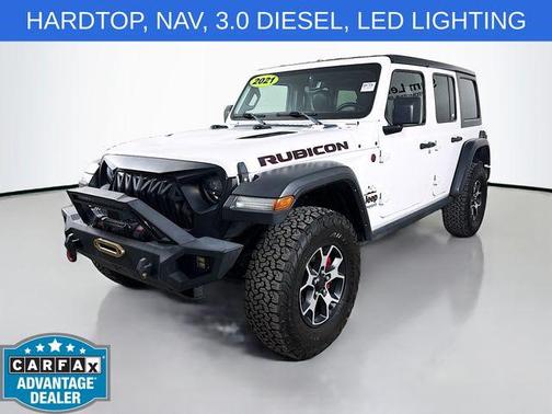 Bright White Clearcoat 2021 Jeep Wrangler Unlimited Rubicon