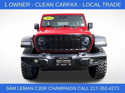 Firecracker Red Clearcoat 2024 Jeep Wrangler Sport