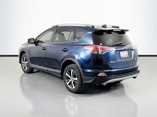 Blue 2017 Toyota RAV4 XLE