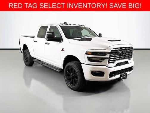 Bright White Clearcoat 2026 RAM 2500 Black Express