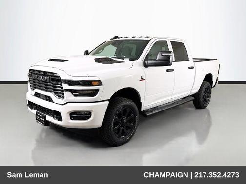 Bright White Clearcoat 2026 RAM 2500 Black Express