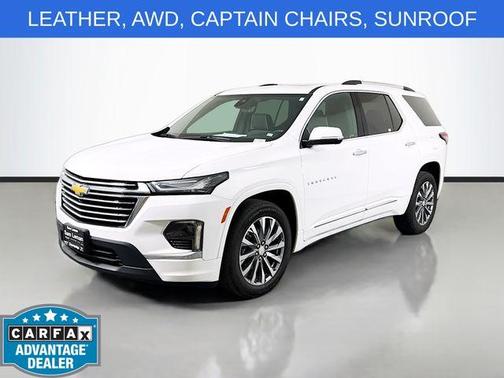 Summit White 2023 Chevrolet Traverse Premier