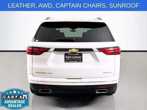 Summit White 2023 Chevrolet Traverse Premier