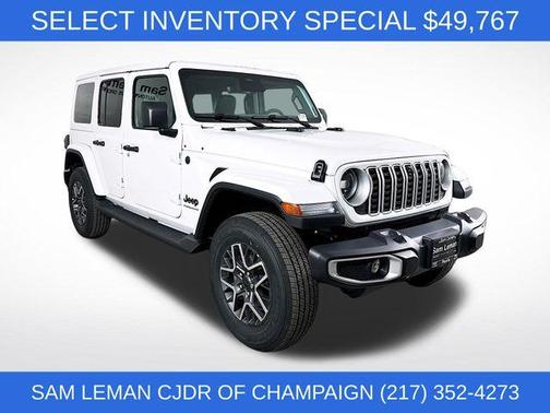 Bright White Clearcoat 2026 Jeep Wrangler Sahara