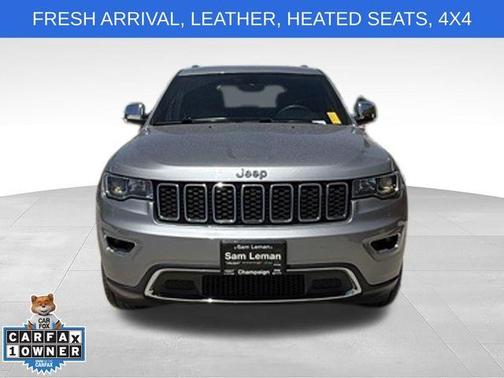 Billet Silver Metallic Clearcoat 2017 Jeep Grand Cherokee Limited