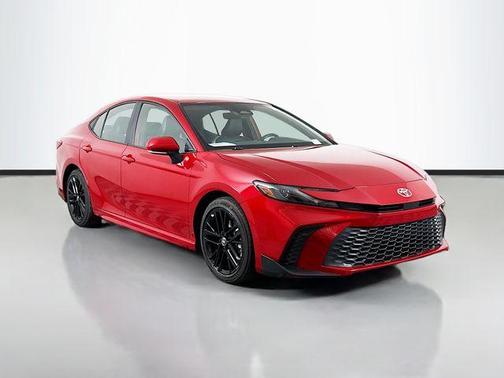 Red 2025 Toyota Camry SE