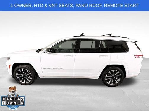 Bright White Clearcoat 2024 Jeep Grand Cherokee L Overland