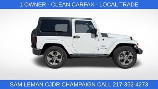 Bright White Clearcoat 2018 Jeep Wrangler JK Sahara