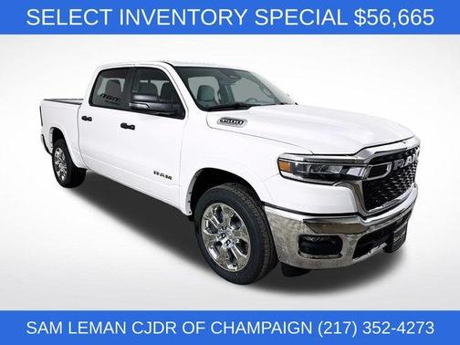 Bright White Clearcoat 2026 RAM 1500 Big Horn/Lone Star