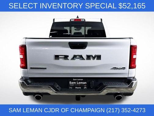 Bright White Clearcoat 2026 RAM 1500 Big Horn/Lone Star