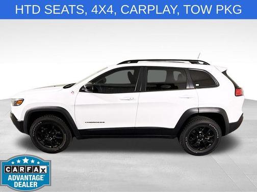 Bright White Clearcoat 2022 Jeep Cherokee Trailhawk