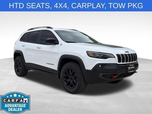 Bright White Clearcoat 2022 Jeep Cherokee Trailhawk