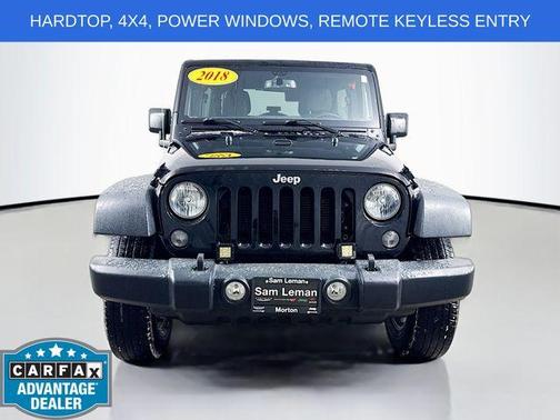 Black Clearcoat 2018 Jeep Wrangler JK Unlimited Sport