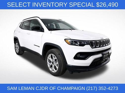 Bright White Clearcoat 2026 Jeep Compass Latitude
